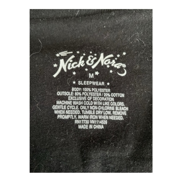 Nick & Nora Dalmatian Fleece Footed Onesie Pajamas – Women’s Size M - Picture 6 of 6